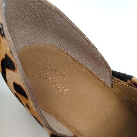 *Sold*Crown Vintage Morrison Leopard Bootie Size 9M - Picture 6 of 10